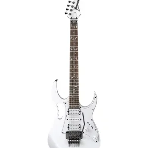 IBANEZ JEMJR-WH "STEVE VAI" GUITARE ELECTRIQUE WHITE Pas Cher