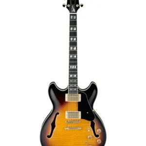 Livraison Express IBANEZ JSM10-VYS "J SCOFIELD" GUITARE ELECTRIQUE HOLLOW BODY SUNBURST