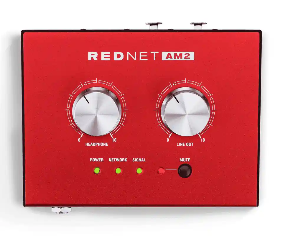 Focusrite RedNet AM2 Stereo Dante Headphone Amplifier Haute Qualité