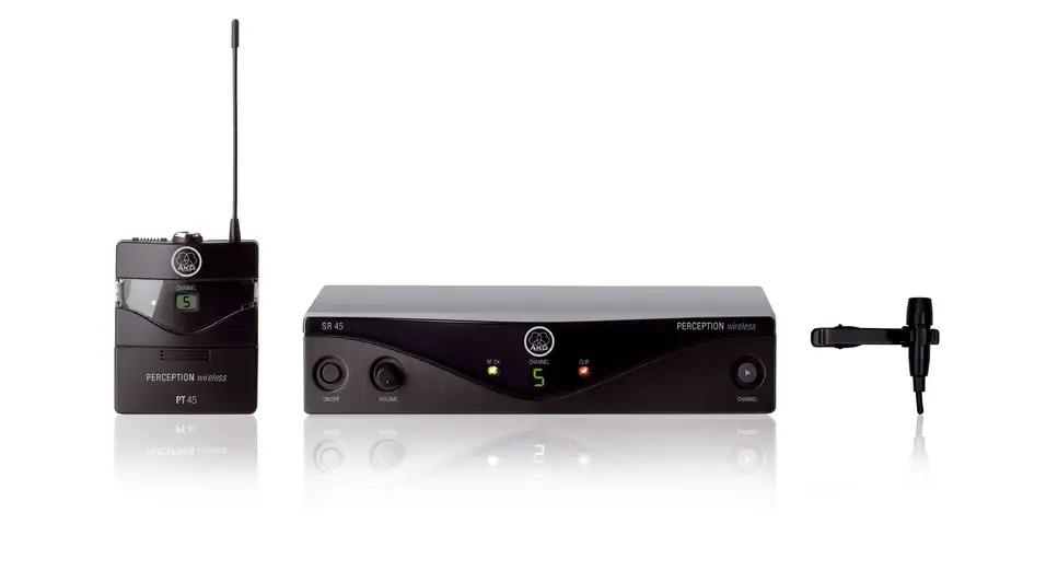 AKG Système sans fil avec microphone cravate CK99, Bande A Meilleur Prix