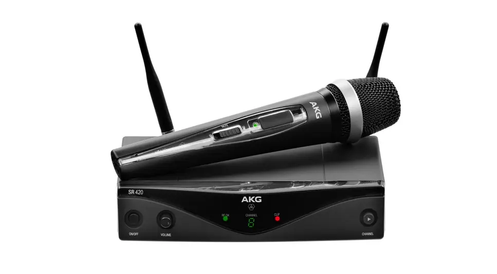 AKG Système sans fil avec microphone capsule D5, Bande A Jusqu'à Épuisement Des Stocks