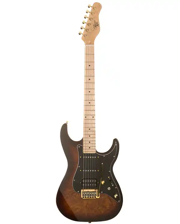 MICHAEL KELLY 1960CC GUITARE ELECTRIQUE BURL BURST EDITION Dernière Chance