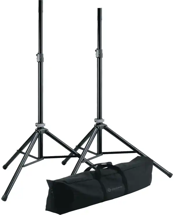 K&M 21449 PAIRE DE SUPPORT D‘ENCEINTE PRO AVEC HOUSSE Prix Bas