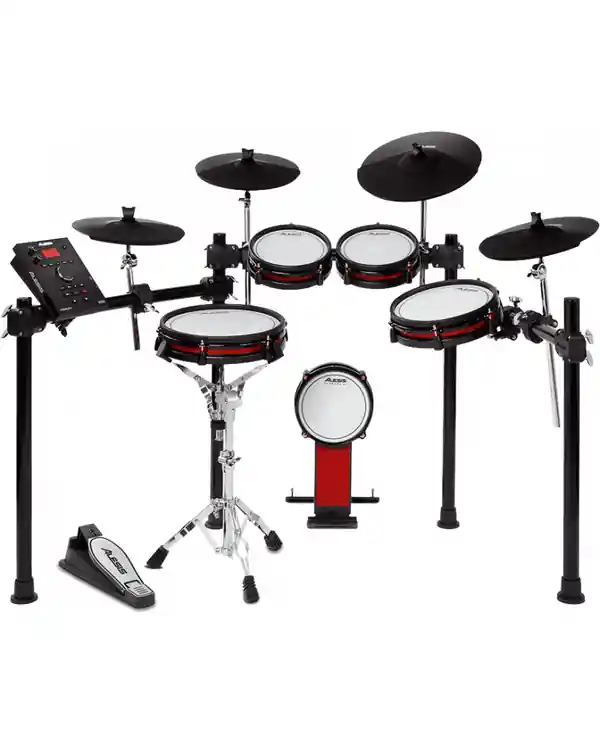 Prix Réduit ALESIS CRIMSONIIMESHKITSPED BATTERIE ELECTRONIQUE 5 FUTS & 4 CYMBALES
