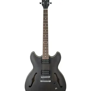 Achetez Aujourd'hui IBANEZ AS53-TKF "ARTCORE" GUITARE ELECTRIQUE HOLLOW BODY BLACK FLAT