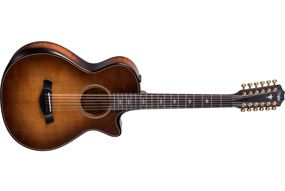 Taylor Guitars Builder‘s Edition 652ce WHB Grand Concert 12-String Acoustic-Electric Haute Qualité