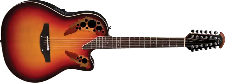 Retour Gratuit Ovation Standard Elite 12 String Deep Acoustic/Electric - New English Burst