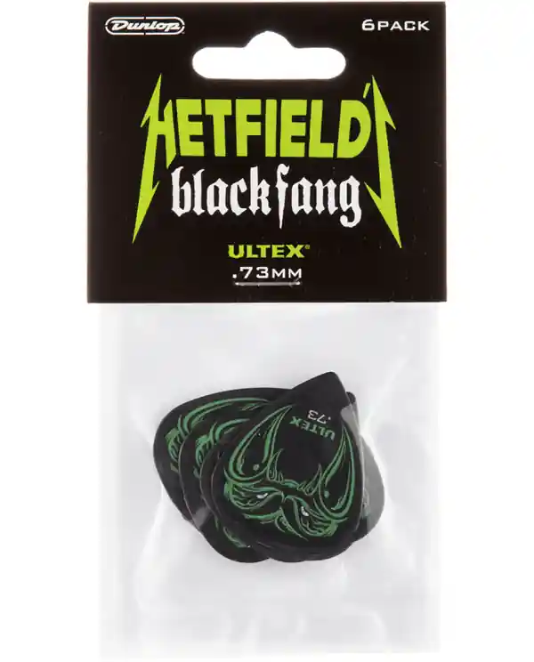 DUNLOP PH112P73 MEDIATOR JAMES HETFIELD PLAYER‘S 0,73 (pack de 6) Authentique