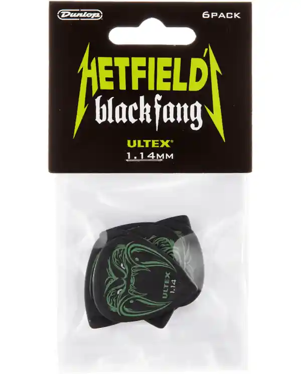 DUNLOP PH112P114 MEDIATOR JAMES HETFIELD PLAYER‘S 1,14 (pack de 6) Nouvel Arrivage