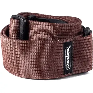 Offre Exclusive DUNLOP D27-01BR SANGLE COURROIE CHOCOLATE COTON MARRON