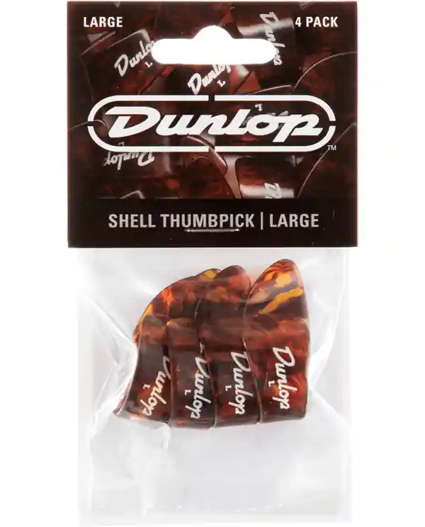 DUNLOP 9022P ONGLET POUCE ECAILLE MEDIUM (pack de 4) Soldes