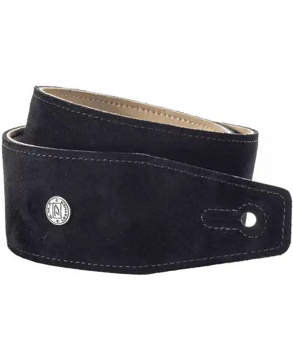 DUNLOP BMF-S01 COURROIE SUEDE CUIR NOIR EBONY Satisfait Ou Remboursé