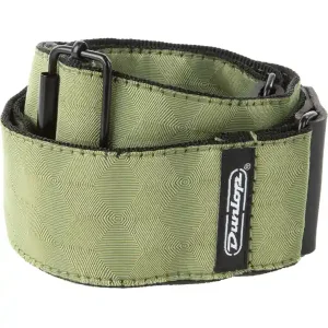 Réduction DUNLOP D6710 SANGLE COURROIE JACQUARD HEXAGON ECHO OLIVE