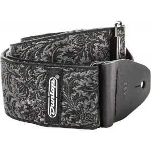 Certifié DUNLOP D6714 SANGLE COURROIE JACQUARD BLACK THISTLE