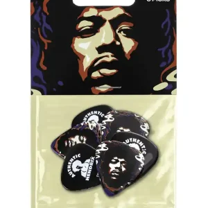 Jusqu'à Épuisement Des Stocks DUNLOP JHP15HV MEDIATOR JIMI HENDRIX STAR PLAYER‘S (pack de 6)
