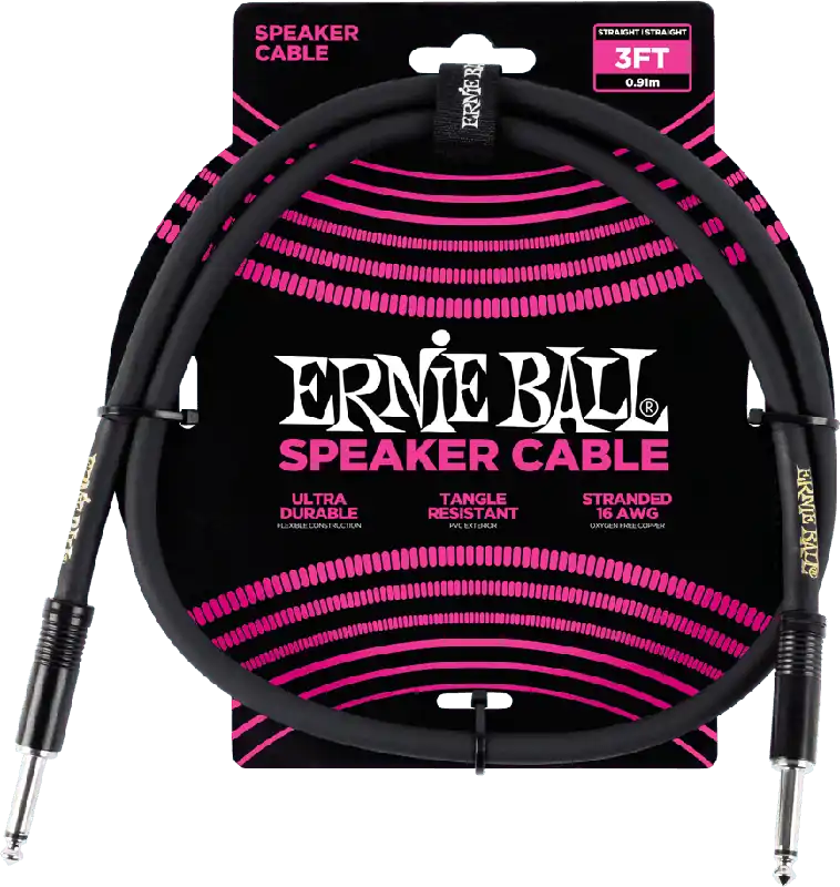 Populaire Ernie Ball 6071 Jack/jack 91cm noir
