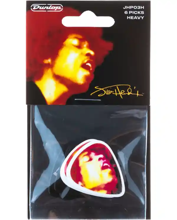 Meilleure Vente DUNLOP JHP03H MEDIATOR JIMI HENDRIX ELECTRIC LADYLAND HEAVY (6)