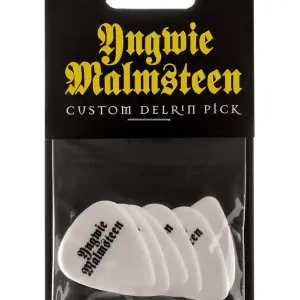DUNLOP YJMP01WH MEDIATOR YINGWIE MALMSTEEN DELRIN 1,5MM (6) Retour Gratuit