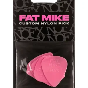 DUNLOP 44P060FM MEDIATOR FAT MIKE CUSTOM NYLON 0,6mm (sachet de 6) Satisfait Ou Remboursé