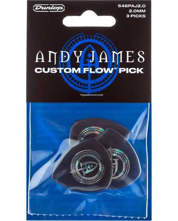 Acheter Direct DUNLOP 546PAJ200 MEDIATOR SIGNATURE ANDY JAMES FLOW 2,00mm (3)