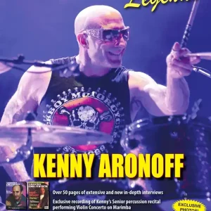 Hal Leonard Modern Drummer Legends Kenny Aronoff - Drum Set - Book/Audio Online Meilleur Prix
