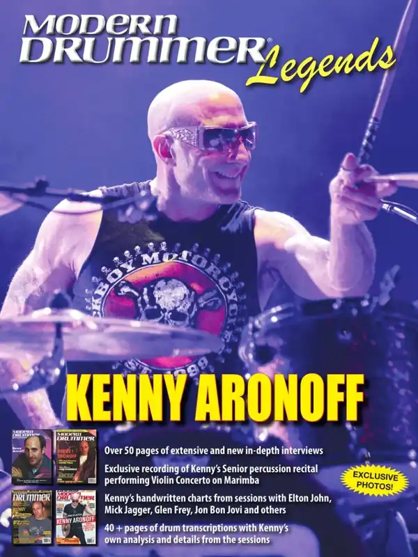 Hal Leonard Modern Drummer Legends Kenny Aronoff - Drum Set - Book/Audio Online Meilleur Prix