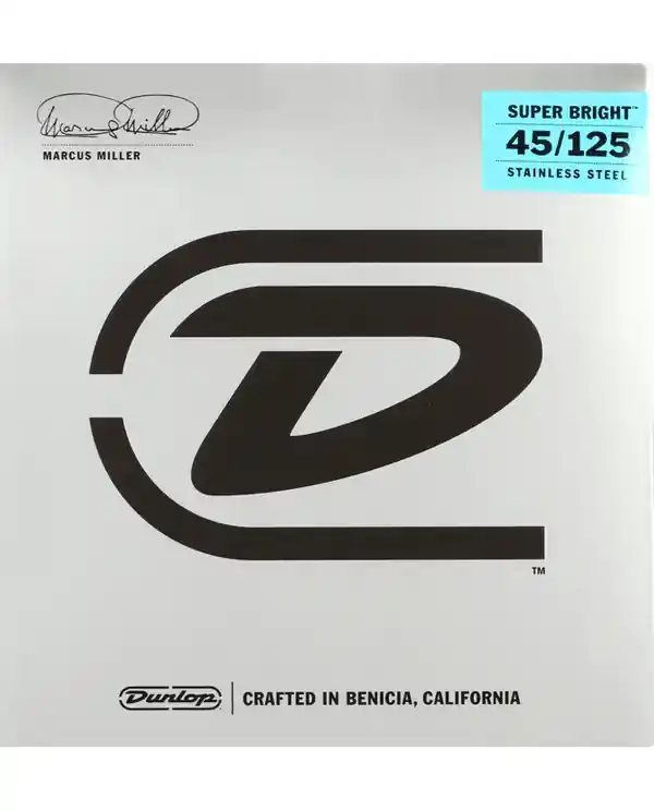 Soldes DUNLOP DBMMS45125 CORDES BASSES MARCUS MILLER MEDIUM 5 CORDES