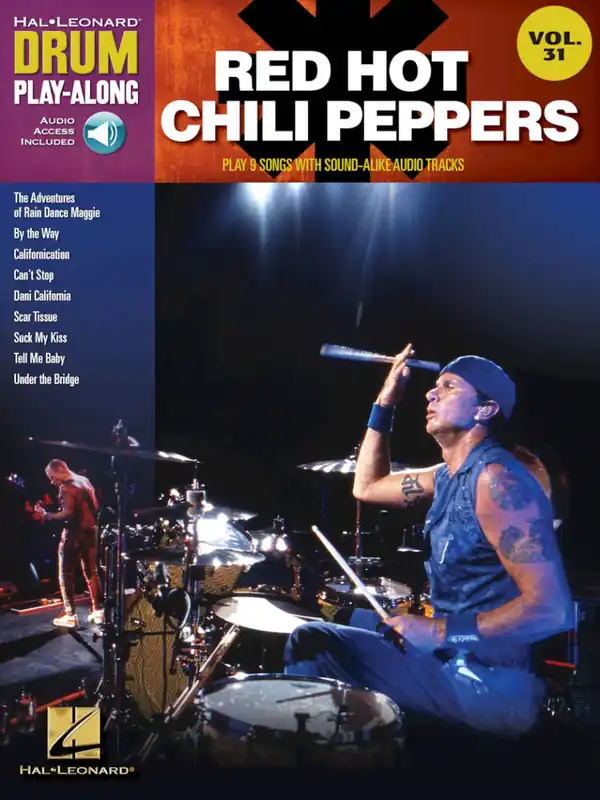 Nouveauté Hal Leonard Red Hot Chili Peppers Drum Play-Along Volume 31 - Drum Set - Book/Audio Online