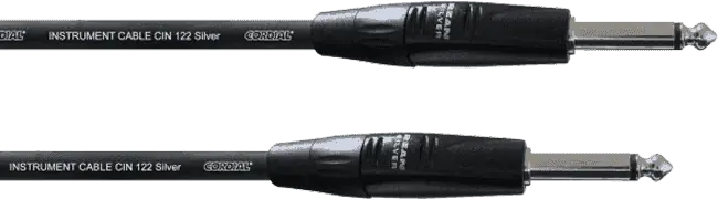 Cordial CII9PP Jack/Jack REAN Silver noir - 9m Prix Réduit