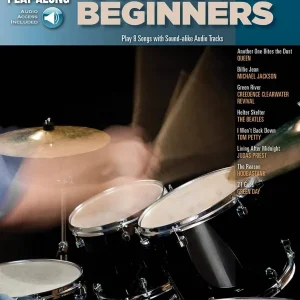 Hal Leonard Songs for Beginners Drum Play-Along Volume 32 - Drum Set - Book/Audio Online Solde