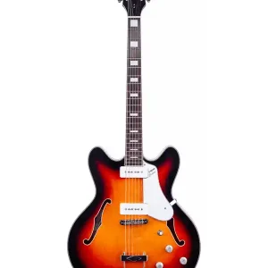 Prix Promo VOX BC-V90-SB "BOBCAT V90" GUITARE JAZZ ELECTRIQUE SUNBURST