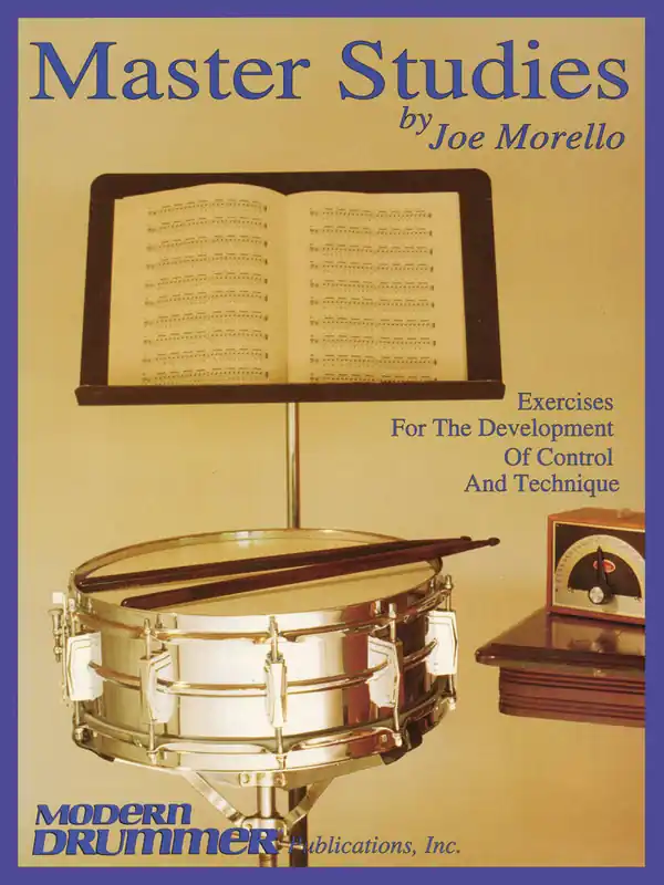 Hal Leonard Master Studies - Morello - Snare Drum - Book Marque
