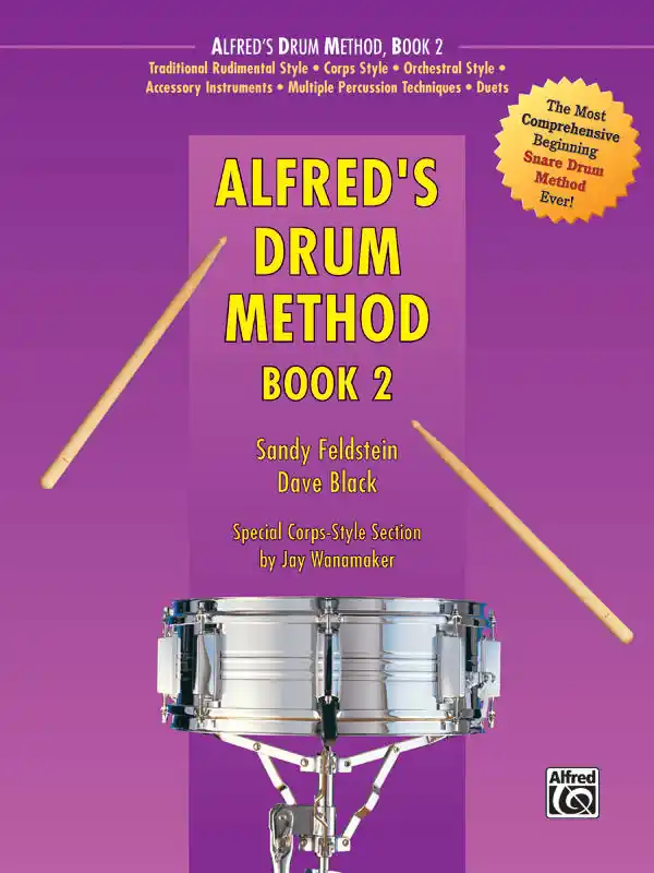 Alfred Publishing Alfred‘s Drum Method, Book 2 - Black/Feldstein - Snare Drum - Book Super Prix