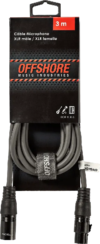 Offre Limitée OFFSHORE XLR-3 Câble Micro XLR/XLR 3m