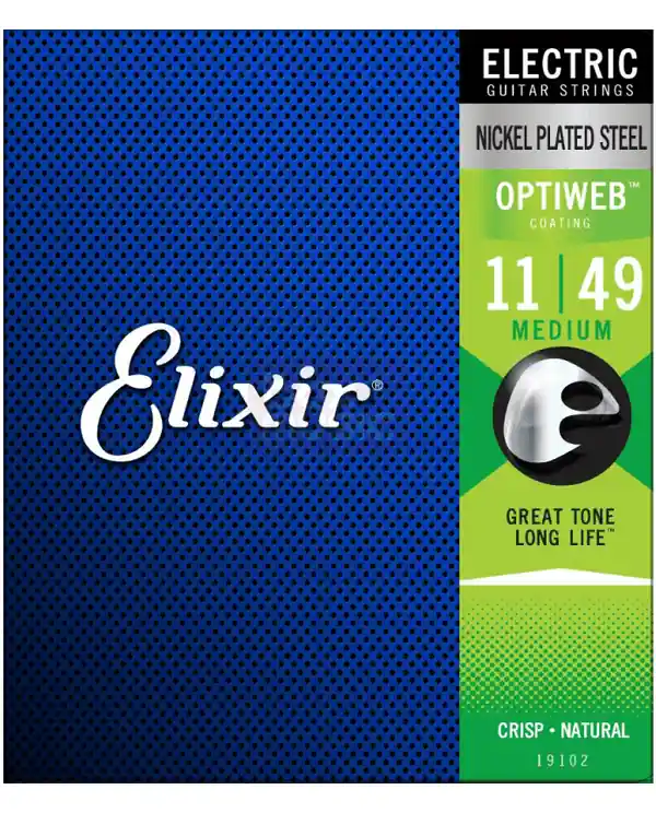 ELIXIR OPTIWEB 19102 JEU CORDES ELECTRIQUES MEDIUM 11-49 Meilleur Prix