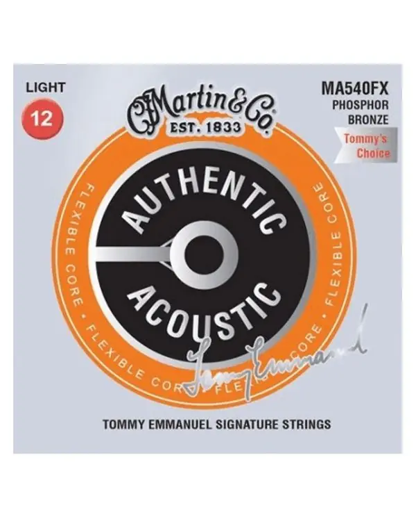 Offre Spéciale MARTIN MA540FX JEU CORDES FOLK FLEXIBLE CORE LIGHT 12-54