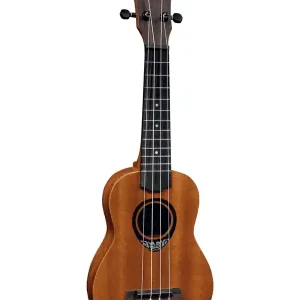 LAG BABYTKU110S "TIKI UKU" UKULÉLÉ SOPRANO SLIM SAPELLI avec housse Soldes