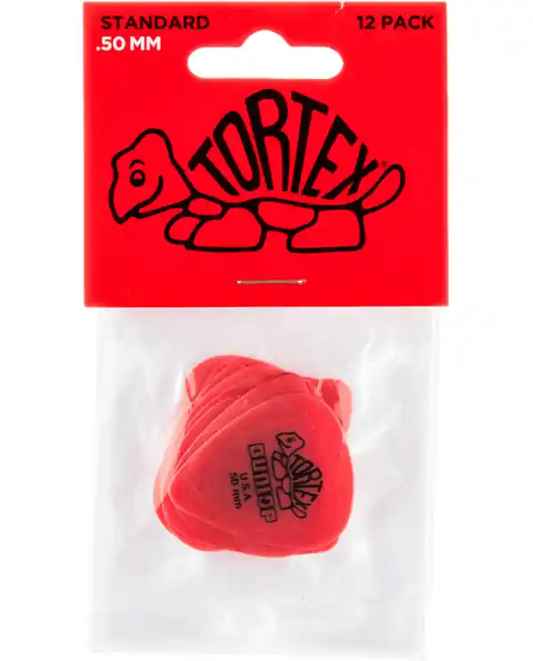 DUNLOP 418P50 TORTEX STANDARD PLAYER‘S PACK DE 12 MEDIATORS 0,50mm Seulement Aujourd'hui