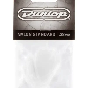 DUNLOP 44P38 NYLON STANDARD PLAYER‘S PACK DE 12 MEDIATORS 0,38mm Populaire