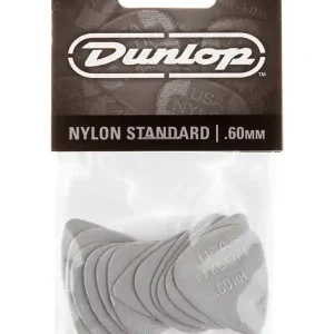 Quantité Limitée DUNLOP 44P60 NYLON STANDARD PLAYER‘S PACK DE 12 MEDIATORS 0,60mm