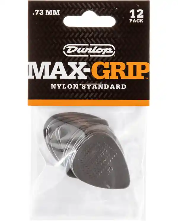 Soldes DUNLOP 449P073 MAX GRIP STANDARD PLAYER‘S PACK DE 12 MEDIATORS 0,73mm