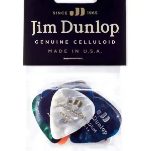 DUNLOP CELLULOÏD VARIETY PACK 12 MEDIATORS MEDIUM Offre Spéciale