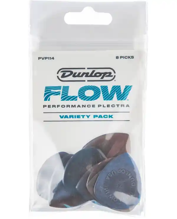 Nouvel Arrivage DUNLOP FLOW VARIETY PACK 8 MEDIATORS