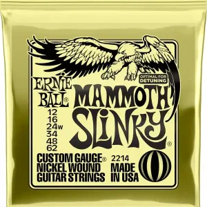 Achat Immédiat ERNIE BALL 2214 MAMMOTH SLINKY JEU CORDES GUIT. ELEC. 12-62