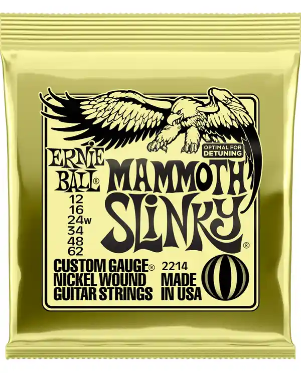 Achat Immédiat ERNIE BALL 2214 MAMMOTH SLINKY JEU CORDES GUIT. ELEC. 12-62