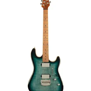 MUSIC MAN SABHHT-YUBF-RMM-0-C "SABRE" GUITARE ELEC YUCATAN BLUE Satisfait Ou Remboursé