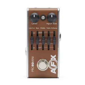 Livraison Express FISHMAN PRO-AFX-EQ2 PEDALE PREAMPLI AVEC EQUALISER GUITARE ACOUSTIQUE