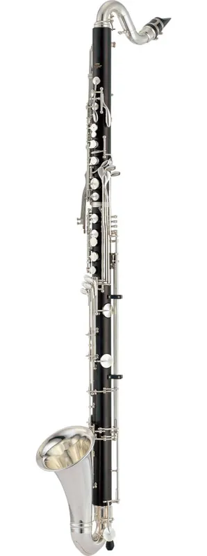 Affaire À Saisir Yamaha Band YCL622II Professional Grenadilla Bass Clarinet with Silver-Plated Keys, to Low C