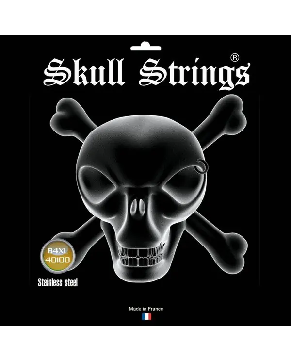 SKULL STRINGS SKUB4XL JEU CORDES BASSE ELECTRIQUE 4 CORDES 40-100 Usine Directe