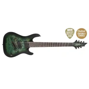 Nouvel Arrivage CORT KX507MSSDG GUITARE ELECTRIQUE 7 CORDES STAR DUST GREEN